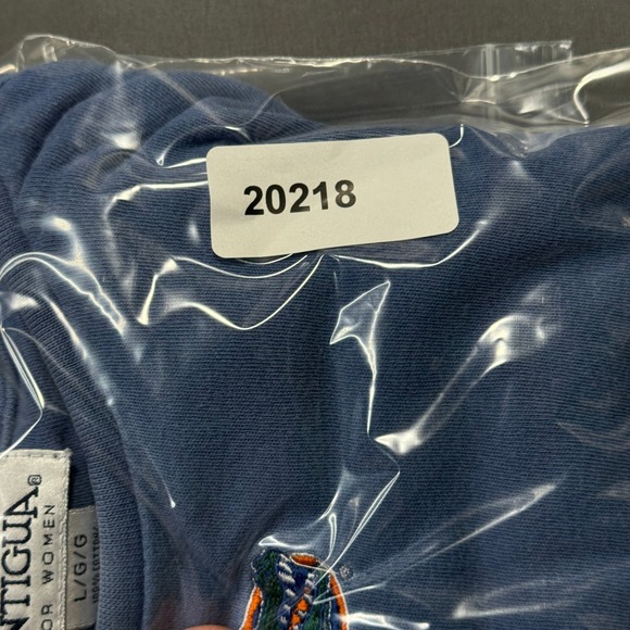 Antigua For Women Blue Florida‎ Gator Logo Short Sleeve T Shirt L/G College - Picture 9 of 9